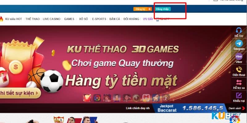  Những lưu ý khi đăng nhập kubet