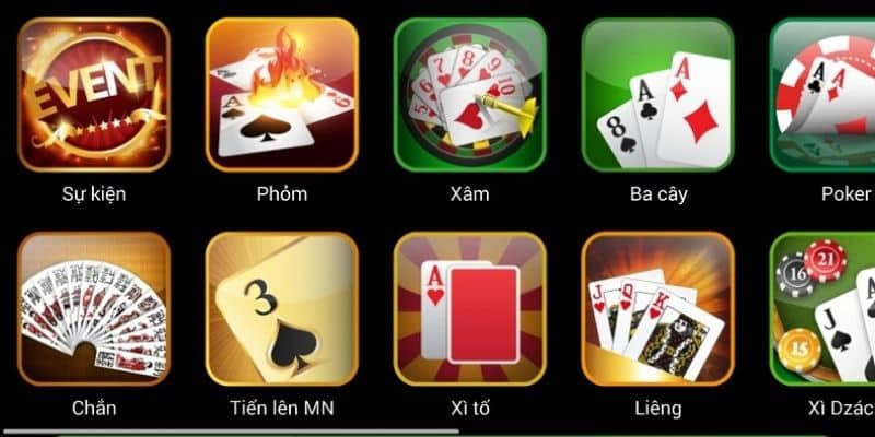 Các game bài đổi thưởng nmkl trên Kubet